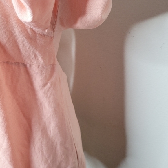 Maeve By Anthropologie Peach Button Down Top Size 6 - Picture 5 of 13